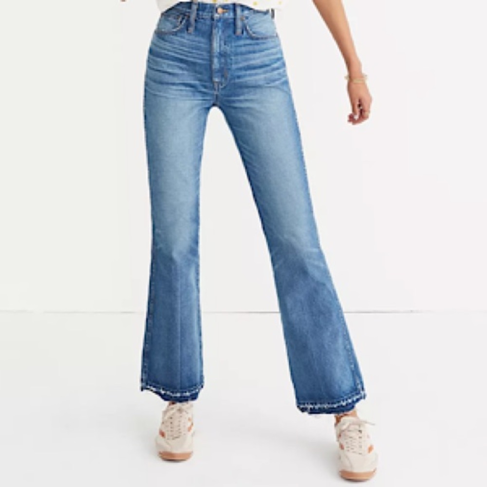 “NEW” Madewell High-Rise Rigid Flare w/Release Hem